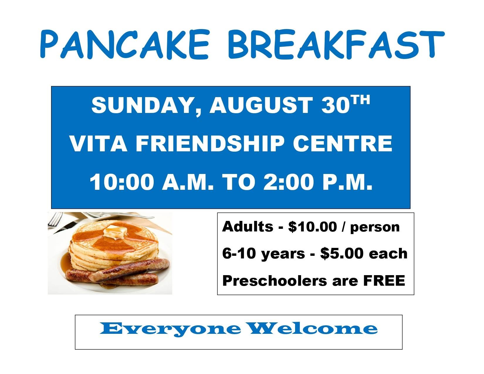 2026-08-30 – Vita Pancake Breakfast