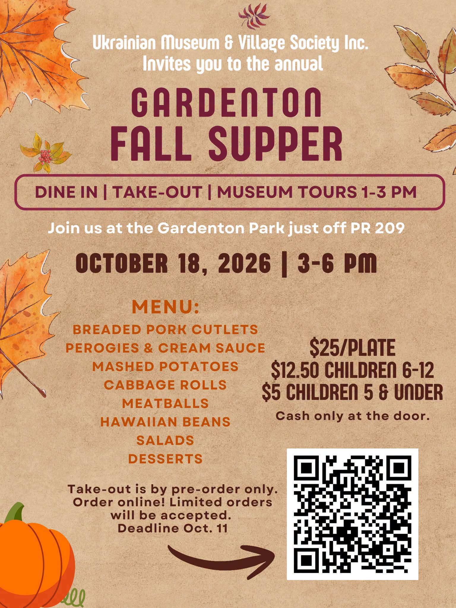 2026-10-18 – Gardenton Fall Supper
