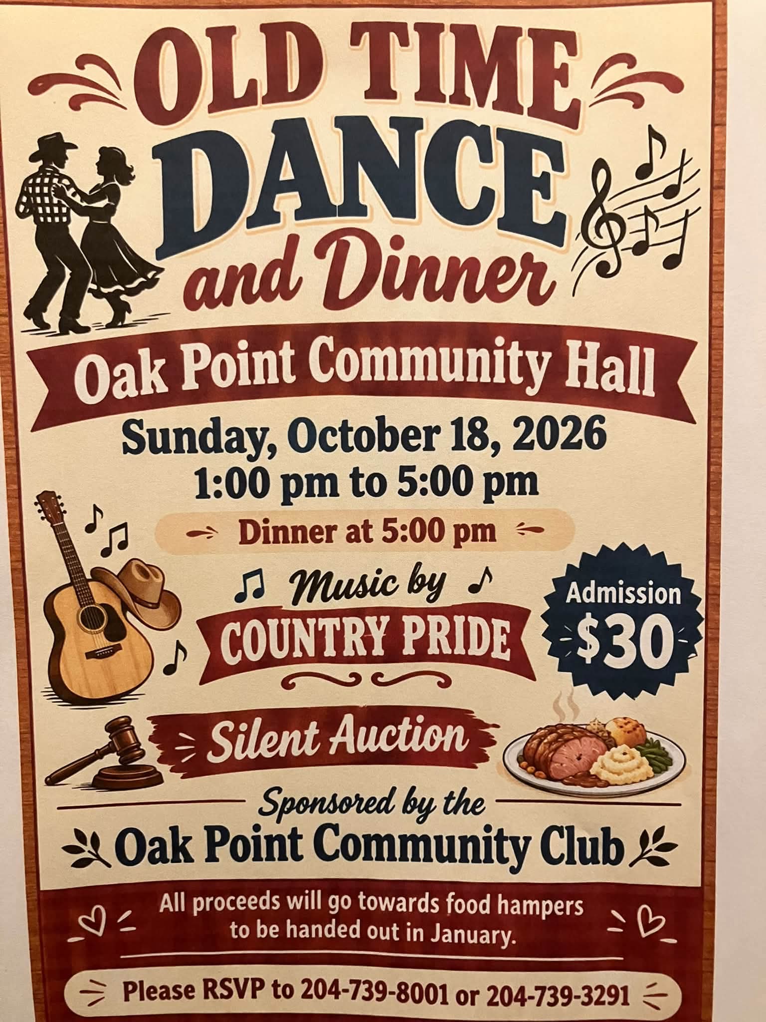 2026-10-18 – Oak Point Old Time Dance and Dinner