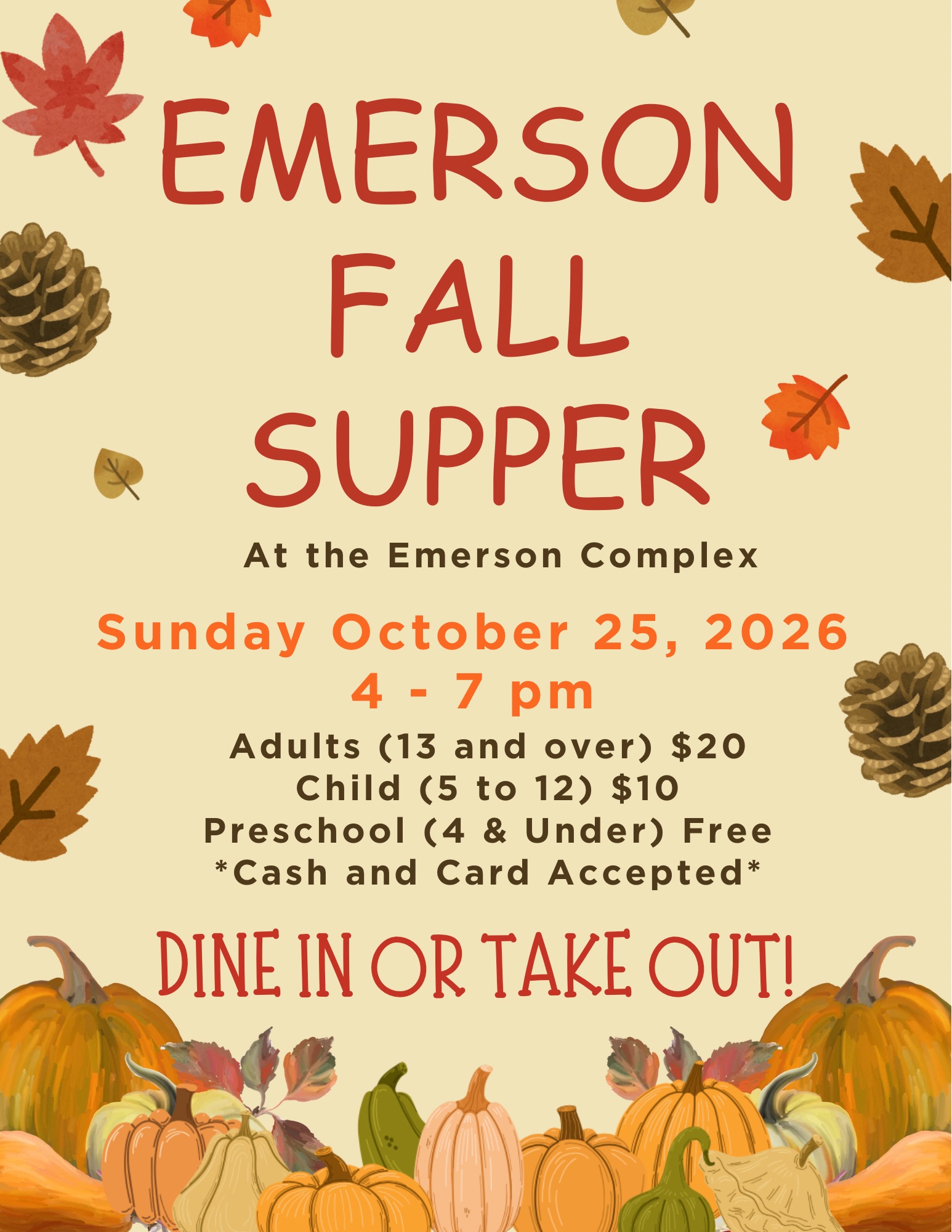 2026-10-25 – Emerson Fall Supper