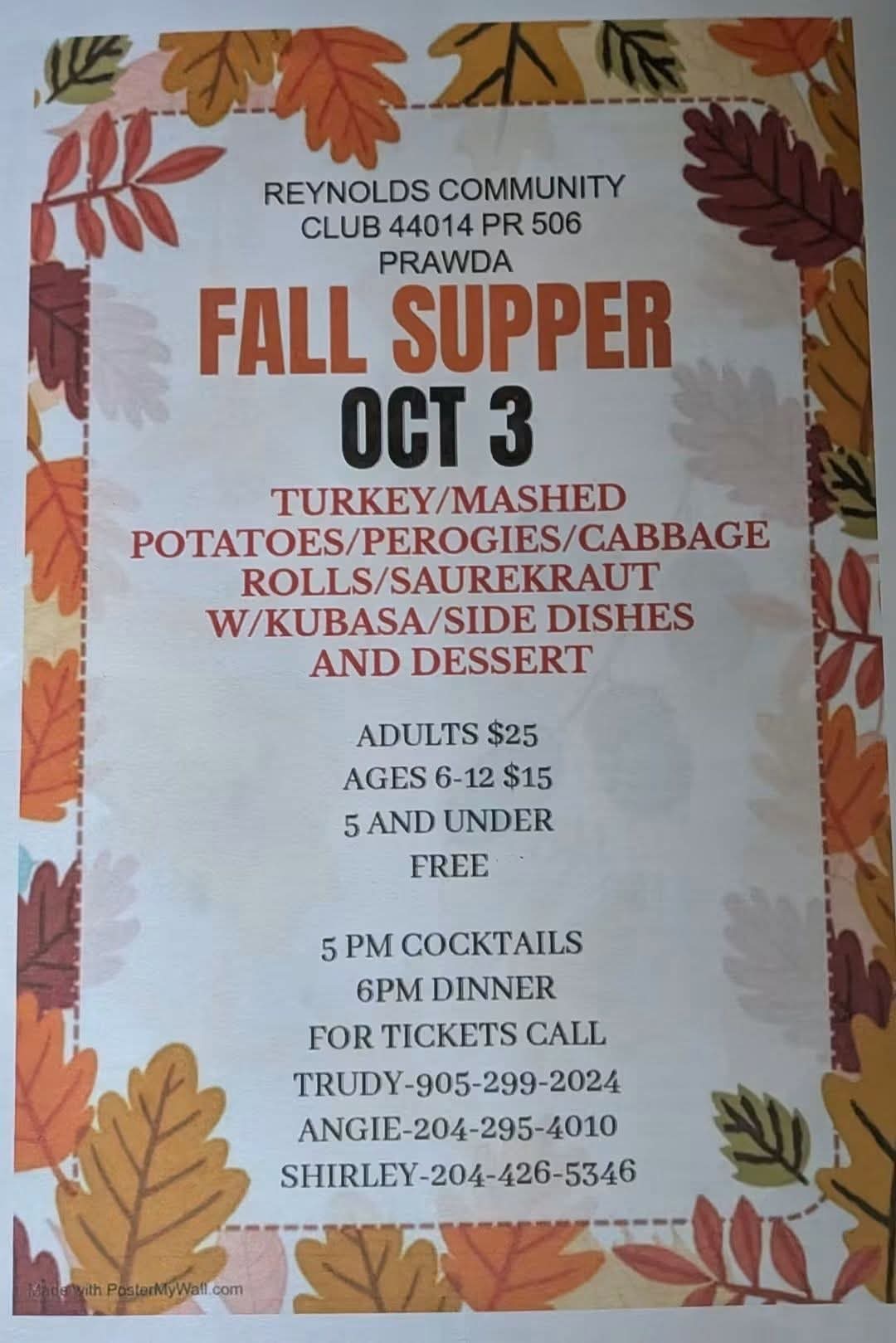 2026-10-03 – Reynolds Fall Supper